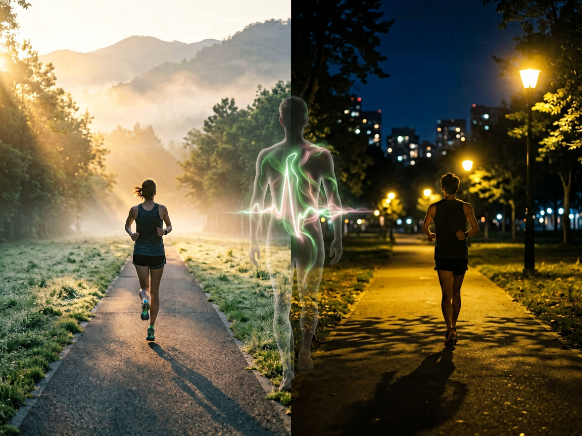 清晨跑步好还是晚上好?别纠结了,听听身体怎么说