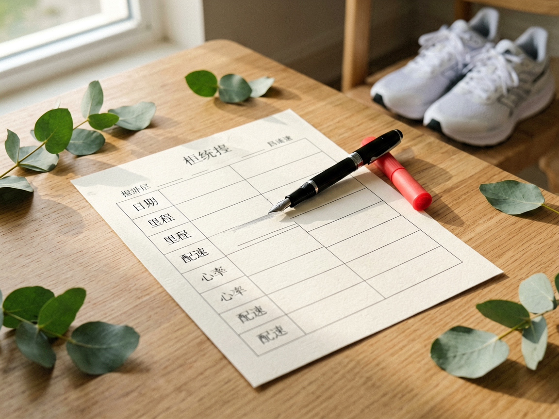 如何制定一份靠谱的跑步计划打卡记录表?新手必看