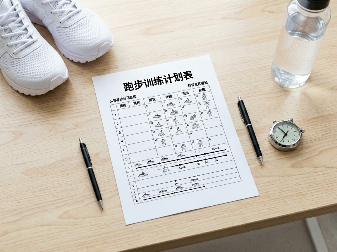 跑步计划表打印版:从零基础到半马,这份指南帮你少走弯路